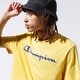 Vyriški marškinėliai CHAMPION MARŠKINĖLIAI LOGO TEE 215280ys001 spalva geltona