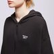 Moteriškas džemperis REEBOK DŽEMPERIS SU GOBTUVU CL AE LONG FZ HOODIE hs4717 spalva juoda