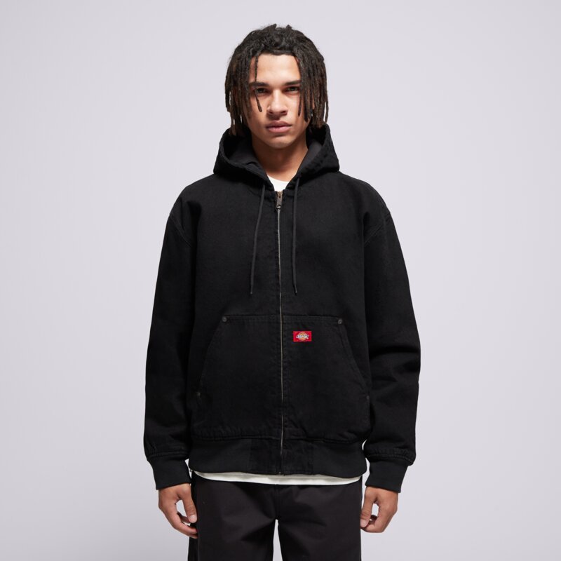 DICKIES STRIUKĖ  ŽIEMINĖ HILHAM LINED DENIM HOODED BOMBER