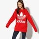 Moteriškas džemperis ADIDAS DŽEMPERIS OVERSIZED SWEAT ADICOLOR dh3140 spalva raudona