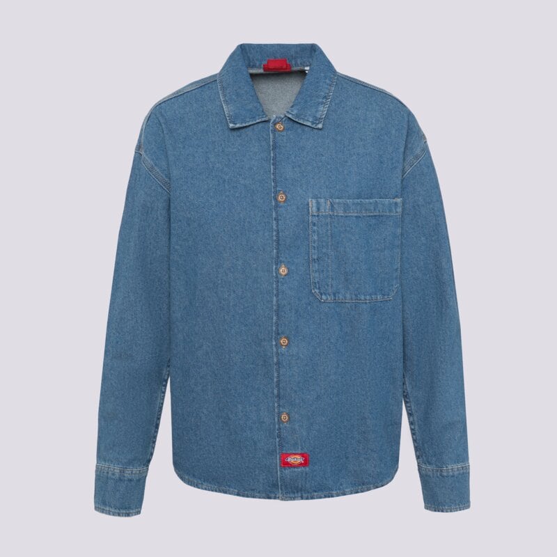 DICKIES MARŠKINIAI LIGHTWEIGHT DENIM SHIRT LS W