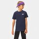 Vaikiški marškinėliai NIKE SMALL LOGO MARŠKINĖLIAI JUNIOR BOY ar5254-451 spalva tamsiai mėlyna