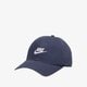 Vaikiška kepurė su snapeliu NIKE KEPURĖ U NSW H86 FUTURA WASH CAP 913011-413 spalva tamsiai mėlyna