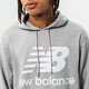 Vyriškas džemperis NEW BALANCE DŽEMPERIS SU GOBTUVU   ESSENTIALS PULLOVER mt03558ag spalva pilka