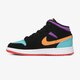Vaikiški kedai AIR JORDAN 1 MID GS  554725-083 spalva juoda