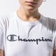 Moteriški marškinėliai CHAMPION MARŠKINĖLIAI CREWNECK MARŠKINĖLIAI 113223ww001 spalva balta