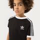 Vaikiški marškinėliai ADIDAS MARŠKINĖLIAI 3STRIPES TEE BOY hk0264 spalva balta