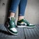 Vaikiški kedai AIR JORDAN 1 MID  554725-371 spalva balta
