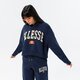 Moteriškas džemperis ELLESSE DŽEMPERIS SU GOBTUVU RAMO CROP HOODY NAVY sgp15918429 spalva tamsiai mėlyna