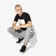 Vyriškos kelnės JORDAN KELNĖS JUMPMAN AIR GFX FLEECE PANT aa1454-091 spalva pilka