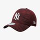 Vaikiška kepurė su snapeliu NEW ERA KEPURĖ ENGINEERED FIT AFRAME NEW YORK YANKEES MAROON 11507704 spalva daugiaspalvė