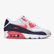 Vaikiški kedai NIKE AIR MAX 90 LEATHER (GS)  833376005 spalva balta
