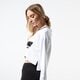 Moteriški marškinėliai ADIDAS MARŠKINĖLIAI LS CROPPED SWEATER ed4759 spalva balta