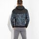 Vyriška rudeninė striukė NIKE STRIUKĖ M NSW WR AOP HOODIE FZ BB 823369010 spalva pilka