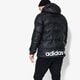 Vyriška žieminė striukė ADIDAS STRIUKĖ HOODED JKT br4785 spalva juoda