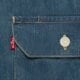 Vyriški marškiniai LEVI'S MARŠKINIAI JACKSON WORKER DARK INDIGO - WORN IN 19573-0269 spalva mėlyna