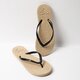 Moteriškos šlepetės ROXY SOUTH BEACH II arjl100685blk spalva rusvai gelsva