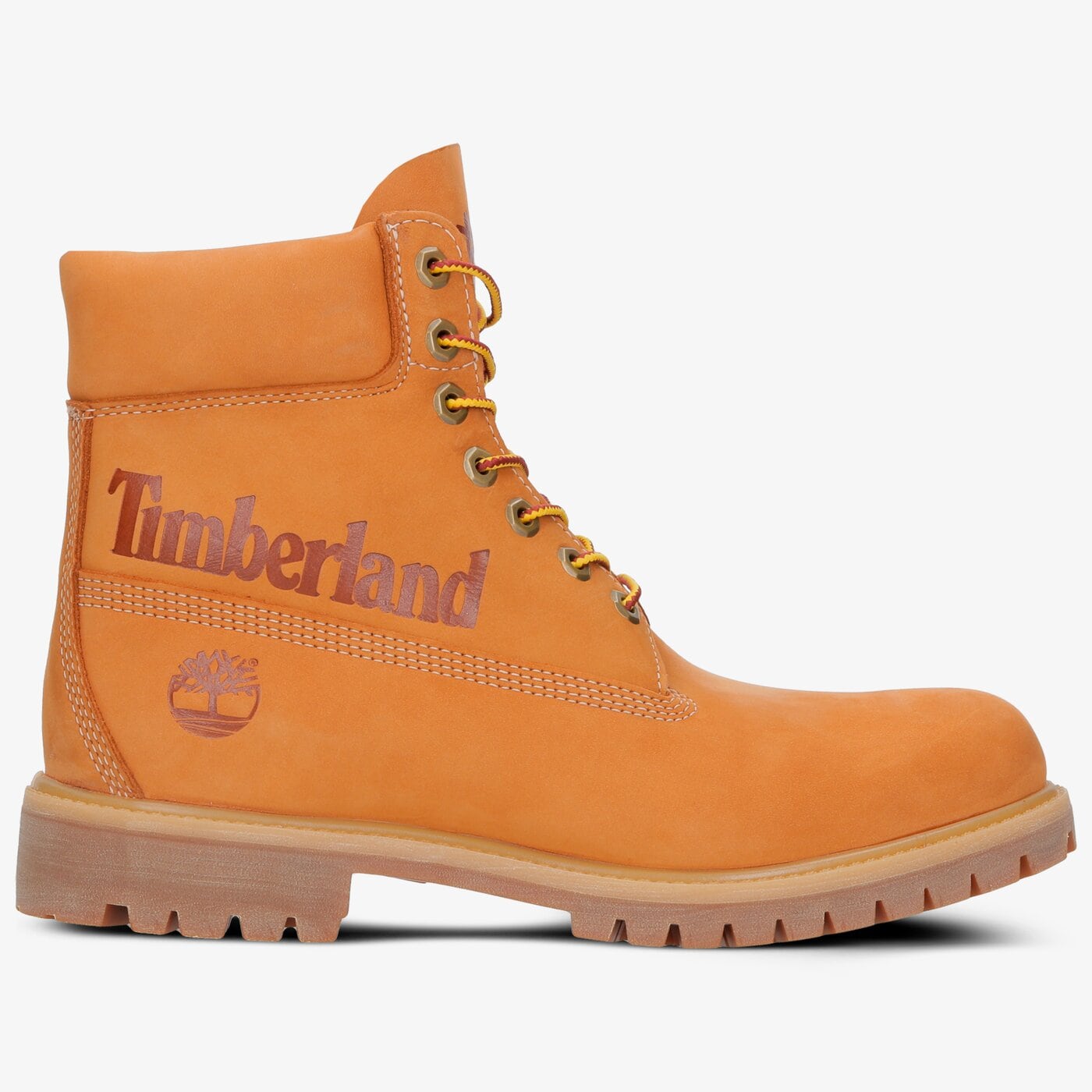 premium 6 inch boot for men in orange