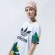 Moteriški marškinėliai ADIDAS MARŠKINĖLIAI BF TEE ge4315 spalva balta