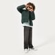 Vaikiškos rudeninės striukės ADIDAS STRIUKĖ PADDED JACKET BOY hk0386 spalva žalia