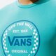 Vyriški marškinėliai VANS MARŠKINĖLIAI AUTHENTIC CHECKER SS vn0a54d1z6r1 spalva mėlyna