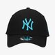 Vyriška kepurė su snapeliu NEW ERA KEPURĖ NEON PACK 940 NYY BLK NEW YORK YANKEES BLKVCB 60240465 spalva juoda