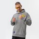 Vyriškas džemperis NEW ERA DŽEMPERIS SU GOBTUVU HALF LOGO OS LAKERS LOS ANGELES 60284624 spalva pilka