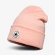 Vaikiška kepurė CONVERSE KEPURĖ  ŽIEMINĖ TALL CUFF WATCHCAP KNIT 609713 spalva rožinė