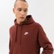 Vyriškas džemperis NIKE DŽEMPERIS SU GOBTUVU SPORTSWEAR CLUB FLEECE bv2654-217 spalva ruda