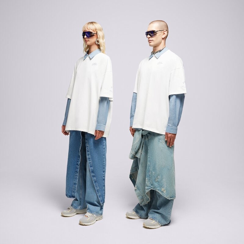 S.NOW JOB SIZEER MARŠKINĖLIAI   “MAYBE” NATURAL WHITE