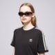 Moteriški marškinėliai ADIDAS MARŠKINĖLIAI 3 STRIPE iu2420 spalva juoda
