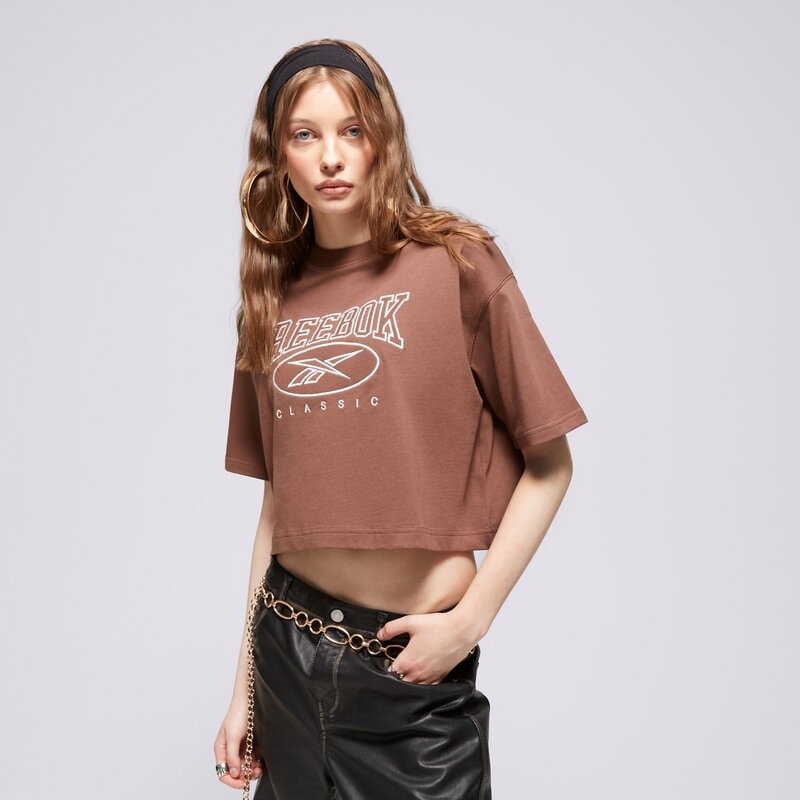 REEBOK MARŠKINĖLIAI CL AE BIG LOGO CROP TEE