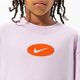 Vaikiški marškinėliai NIKE MARŠKINĖLIAI G NK DF TEE ICON CLASH BOXY FR GIRL dq4392-530 spalva violetinė