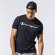 Vyriški marškinėliai CHAMPION MARŠKINĖLIAI CREWNECK MARŠKINĖLIAI 214747kk001 spalva juoda