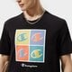 Vyriški marškinėliai CHAMPION MARŠKINĖLIAI CREWNECK MARŠKINĖLIAI 217221kk003 spalva juoda
