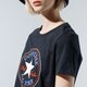 Moteriški marškinėliai CONVERSE MARŠKINĖLIAI CHUCK PATCH NOVA TEE 10017759-a03 spalva juoda