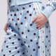 Moteriškos kelnės ADIDAS KELNĖS WIDE LEG PANTS kv1170 spalva mėlyna