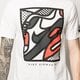 Vyriški marškinėliai NIKE MARŠKINĖLIAI AM90 POP ART 829262100 spalva balta
