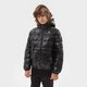 Vaikiškos rudeninės striukės JORDAN STRIUKĖ  ŽIEMINĖ JDB HOOD HIT JACKET GIRL 95a631-023 spalva juoda
