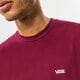 Vyriški marškinėliai VANS MARŠKINĖLIAI MN LEFT CHEST LOGO TEE BURGUNDY vn0a3czebrg1 spalva tamsiai raudona