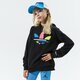 Vaikiškas džemperis ADIDAS DŽEMPERIS SU GOBTUVU HOODIE GIRL h32388 spalva juoda