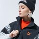Moteriška žieminė striukė PUMA STRIUKĖ TFS TRACK JACKET AOP WOVEN 59895701 spalva daugiaspalvė