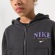Vaikiškas džemperis NIKE DŽEMPERIS UŽSEGAMAS G NSW TREND FLC FZ HOODIE GIRL dv2565-045 spalva juoda