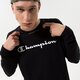 Vyriški marškinėliai CHAMPION MARŠKINĖLIAI CREWNECK LONG SLEEVE MARŠKIN 218285kk001 spalva juoda