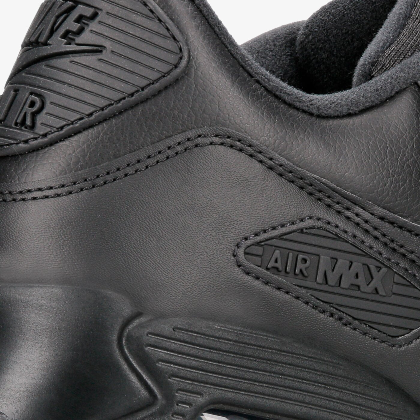 Nike Air Max 90 Leather 302519-001 vyrams juodi | Air Max 90 all black | 84,99 â¬ | Sizeer.lt