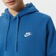 Vyriškas džemperis NIKE DŽEMPERIS SU GOBTUVU   NIKE SPORTSWEAR CLUB FLEECE bv2654-407 spalva mėlyna