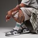 Vyriški kedai AIR JORDAN 1 LOW  553558-044 spalva pilka