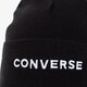 Vaikiška kepurė CONVERSE KEPURĖ  ŽIEMINĖ NOVA BEANIE 10017419-a01 spalva juoda