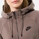 Moteriškas džemperis NIKE DŽEMPERIS SU GOBTUVU   W NSW ESSNTL FLC FZ HOODIE dx2317-040 spalva ruda