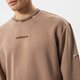 Vyriškas džemperis ADIDAS DŽEMPERIS TREFOIL LINEAR LABEL SWEATSHIRT hm2664 spalva ruda